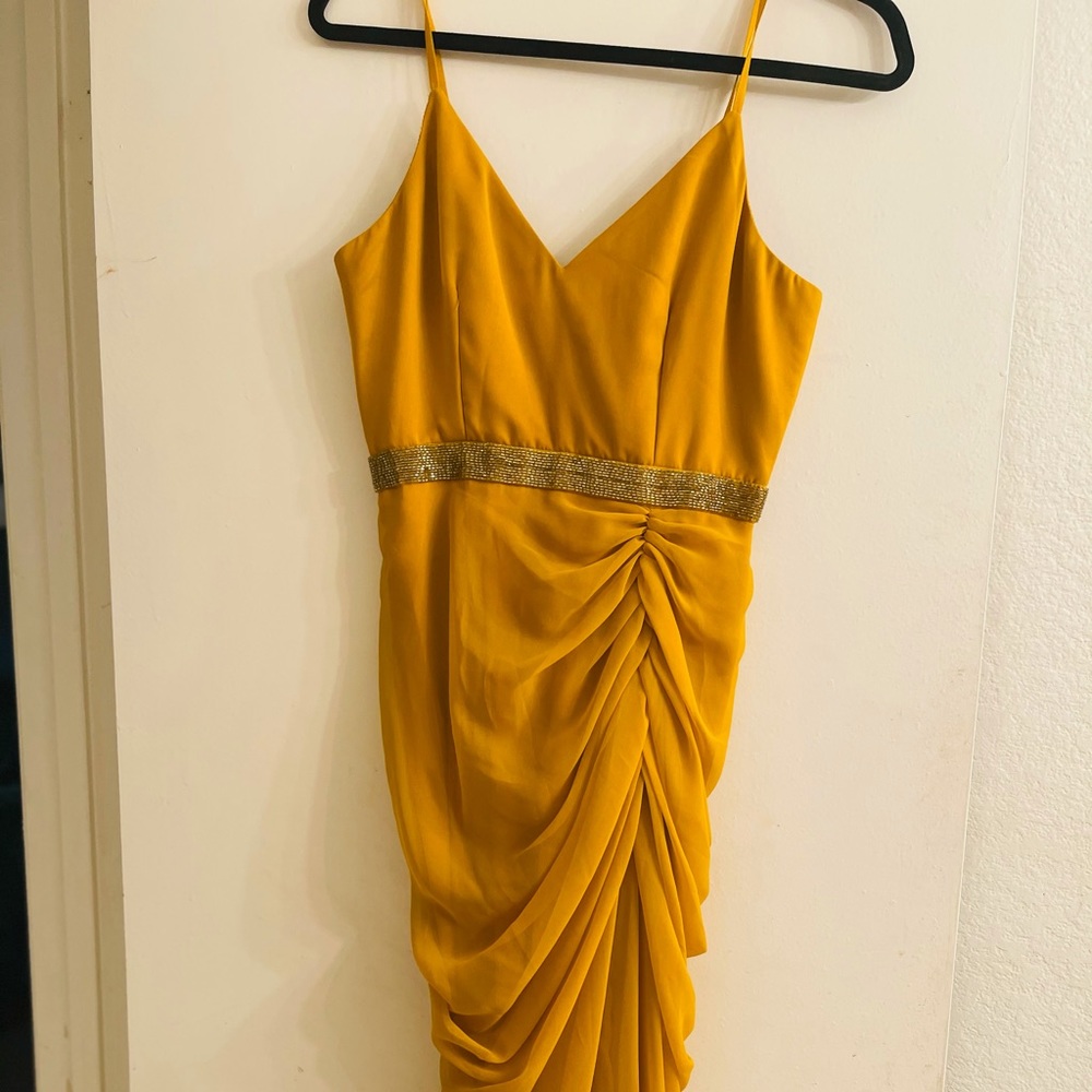 Queen ginger yellow dress